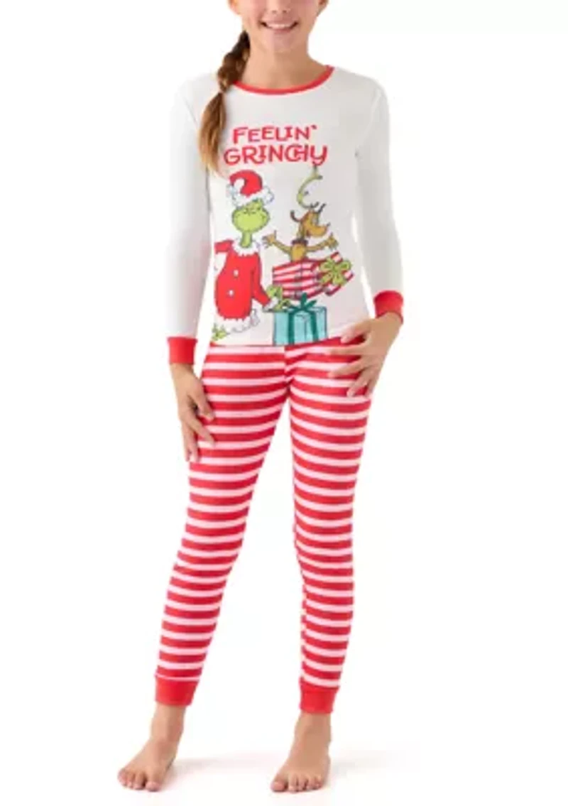 Girls 4-6x Grinch 4-Piece Set