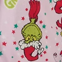 Girls 4-6x Pink Grinch Pajama Set
