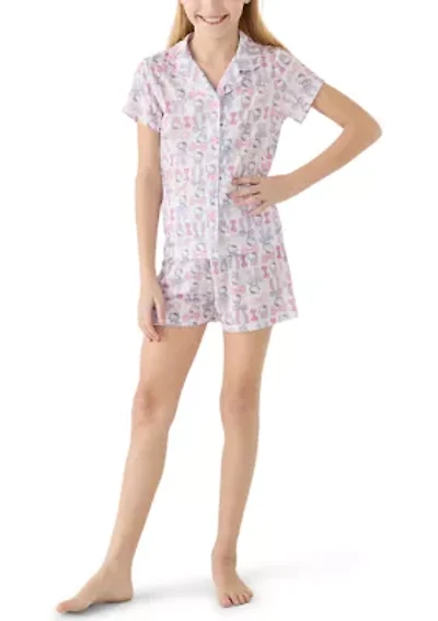 Girls 7-16 Hello Kitty Pajama Set