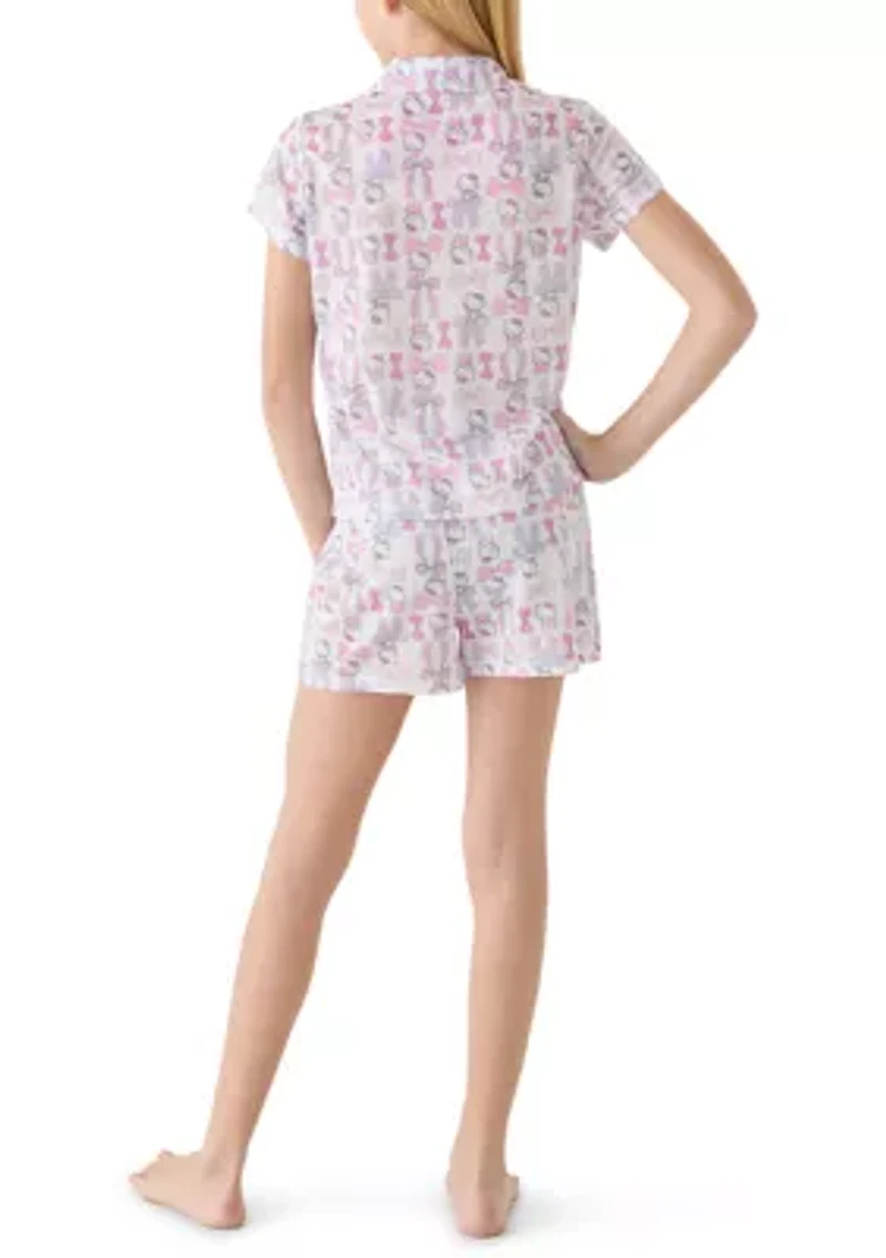 Girls 7-16 Hello Kitty Pajama Set