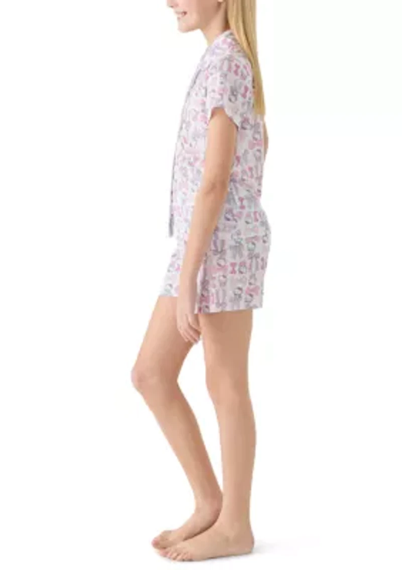 Girls 7-16 Hello Kitty Pajama Set
