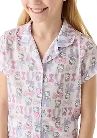 Girls 7-16 Hello Kitty Pajama Set