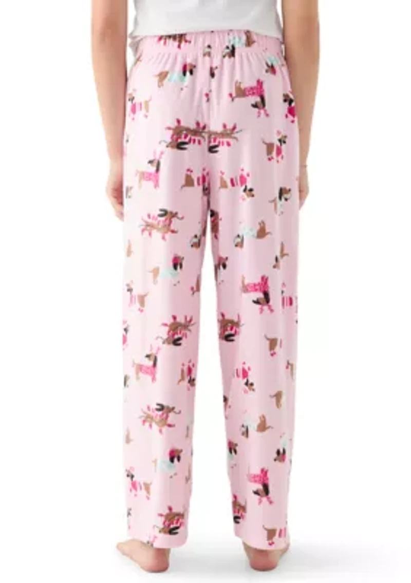 Girls 7-18 Dogs Pants