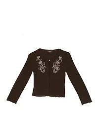 Girls 7-16 Cardigan and Tank Set