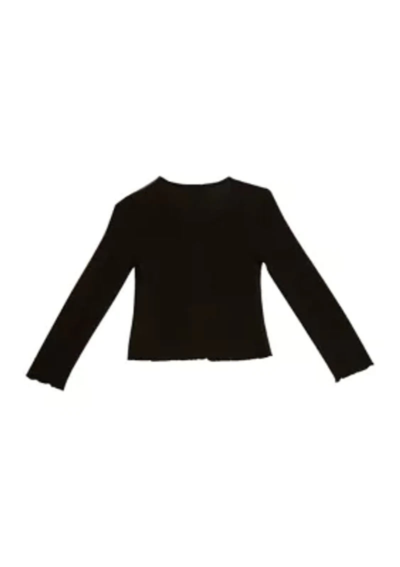 Girls 7-16 Cardigan and Tank Set