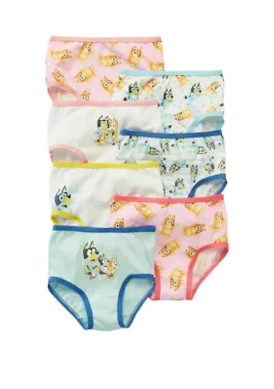 Toddler Girls 7 Pack Bluey Underwear