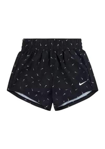 Girls 4-6x Swoosh Confetti Shorts