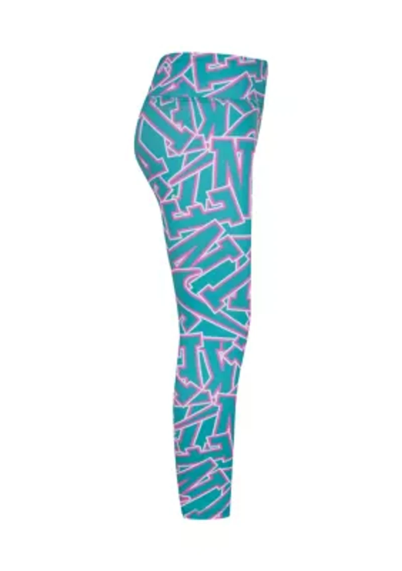 Girls 4-6x Patch Print Leggings
