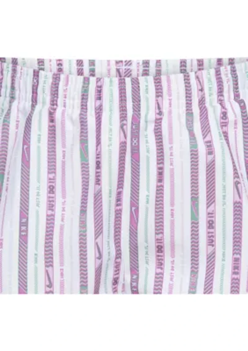 Girls 4-6x Happy Camper Tempo Printed Shorts