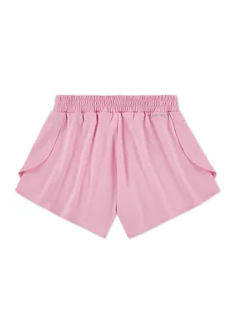 Girls 4-6x Flutter Jersey Shorts