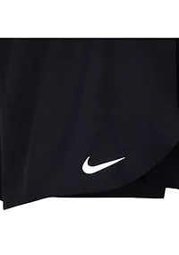 GIRLS 4-6 FLUTTER JERSEY SHORT