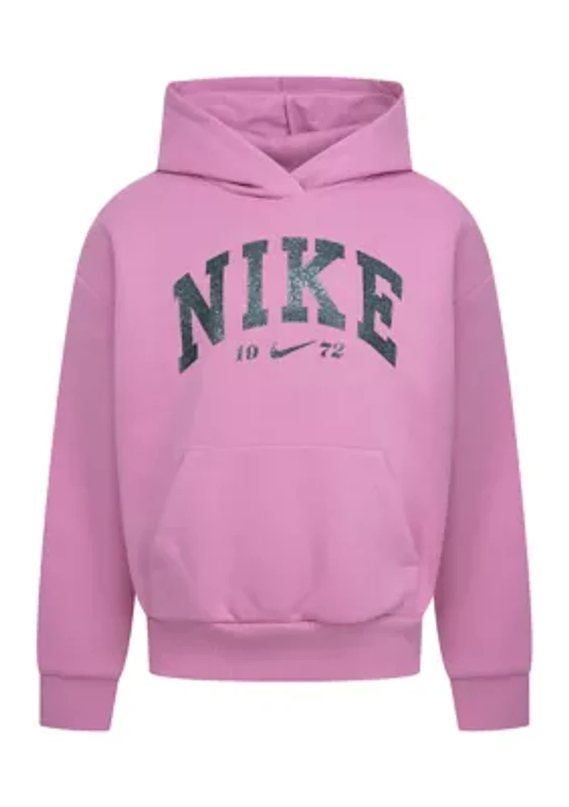 Girls 4-6x Logo Fleece Hoodie
