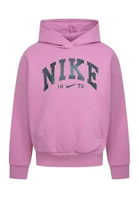 Girls 4-6x Logo Fleece Hoodie