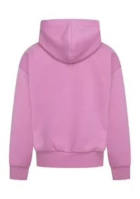 Girls 4-6x Logo Fleece Hoodie