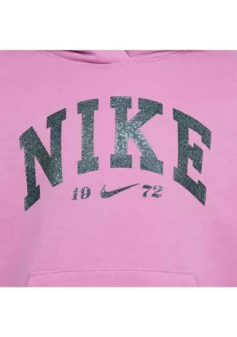 Girls 4-6x Logo Fleece Hoodie