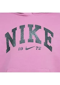 Girls 4-6x Logo Fleece Hoodie