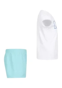 Girls 4-6x Graphic T-Shirt and Mesh Shorts
