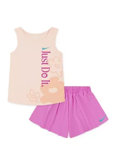 Girls 4-6x Tank Top and Flowy Shorts Set