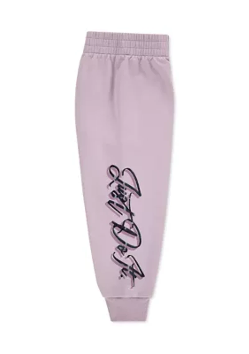 Girls 4-6x Ballet Graphic Hoodie and Joggers Set