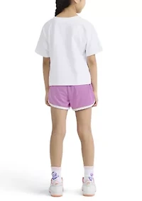 Girls 4-6x Courtside Shirt and Shorts Set