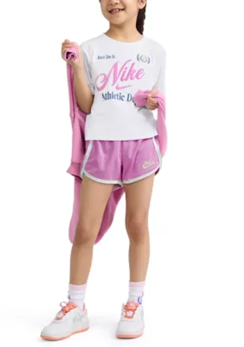 Girls 4-6x Courtside Shirt and Shorts Set