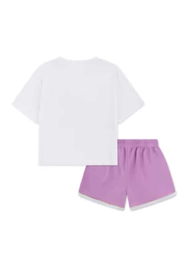 Girls 4-6x Courtside Shirt and Shorts Set