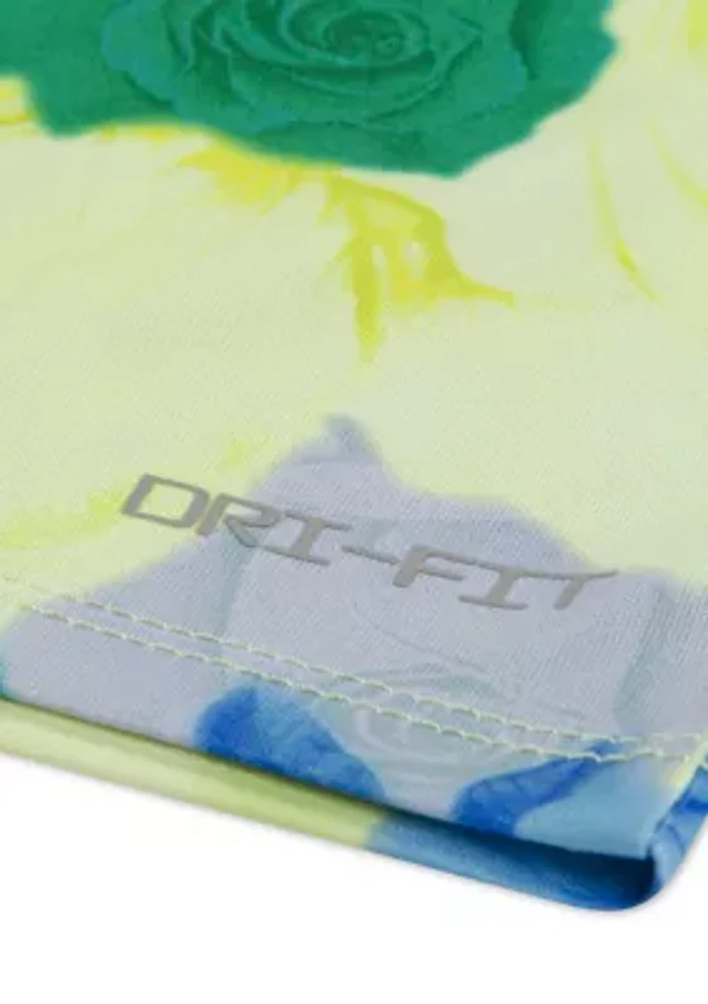 Girls 4-6 Floral T-Shirt and Dry Fit Shorts