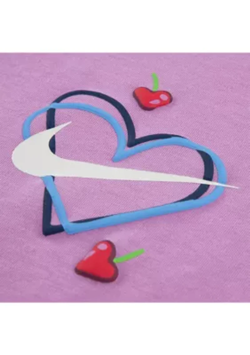 Girls 4-6 Cherry Graphic Shirt and Shorts Set