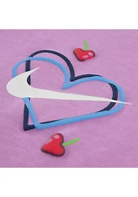 Girls 4-6 Cherry Graphic Shirt and Shorts Set