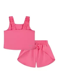 Girls 4-6 Tank Top and Shorts Set