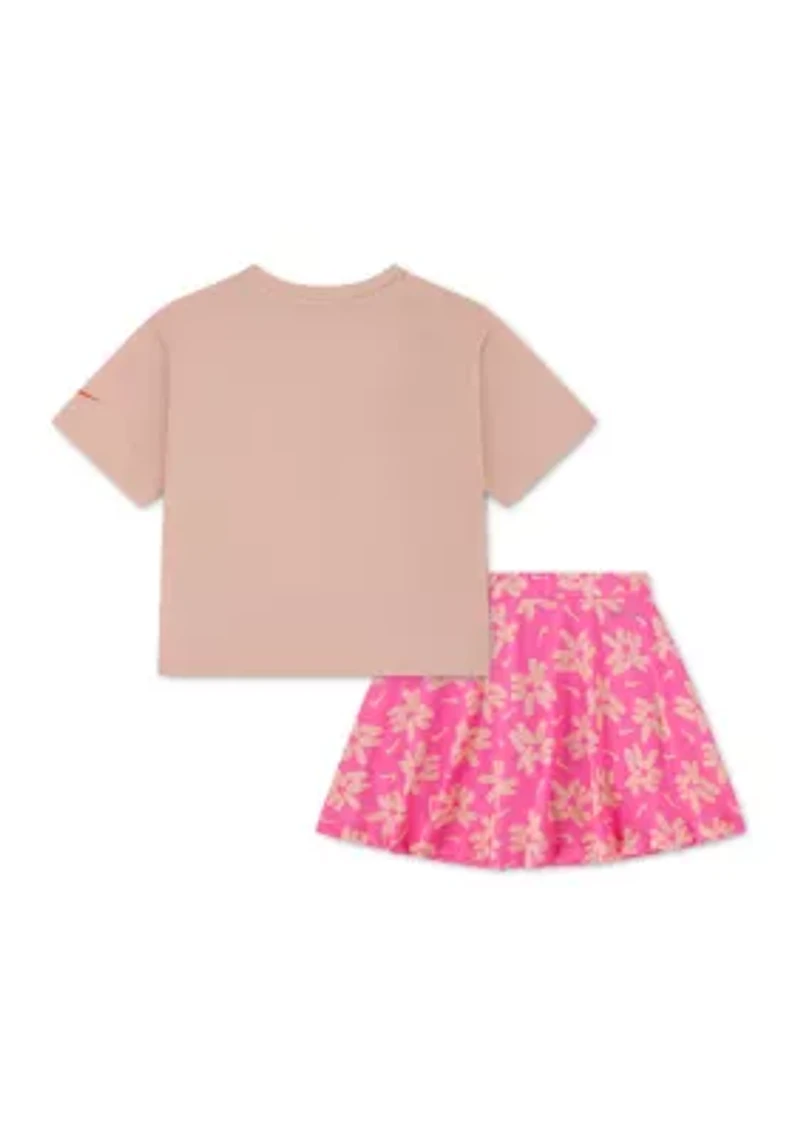 Girls 4-6 T-Shirt and Skort Set