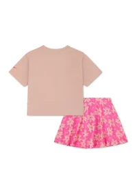 Girls 4-6 T-Shirt and Skort Set