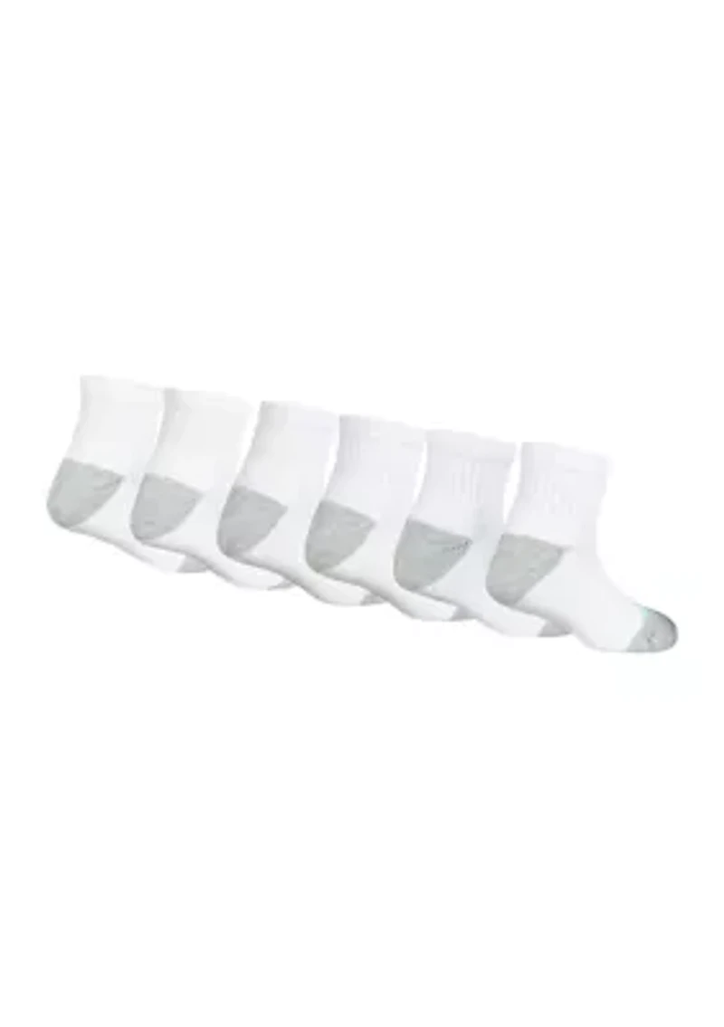 Girls Jordan Legend Ankle Socks - 6 Pack