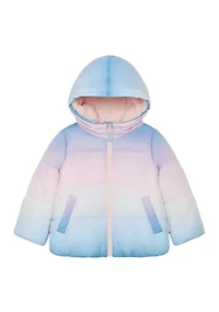 Girls 4-6 Ombre Puffer Coat