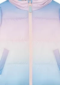 Girls 4-6 Ombre Puffer Coat