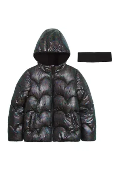 Girls 7-16 Weathertamer with Headband