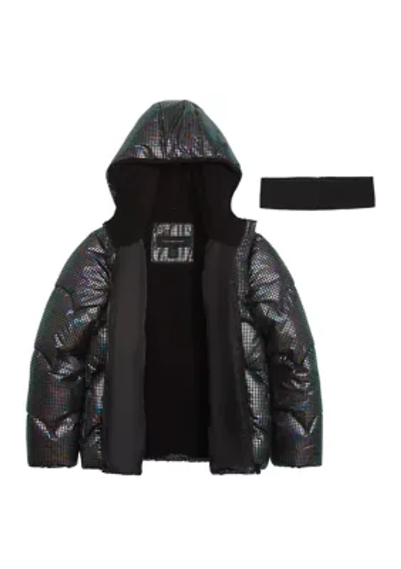 Girls 7-16 Weathertamer with Headband