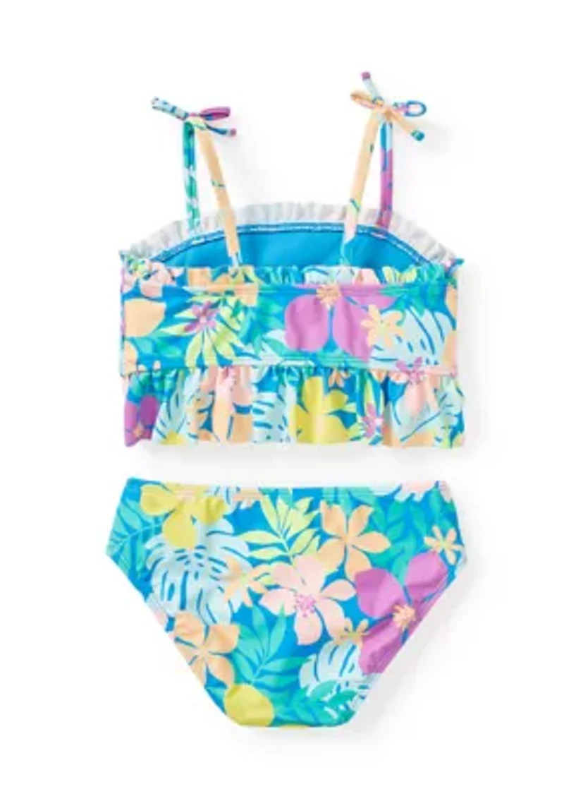 Girls 4-6x Bali Bliss Smocked 2-Piece Swimsuit