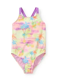 Girls 4-6x Hungtingon Sunset One-Piece Swimsuit