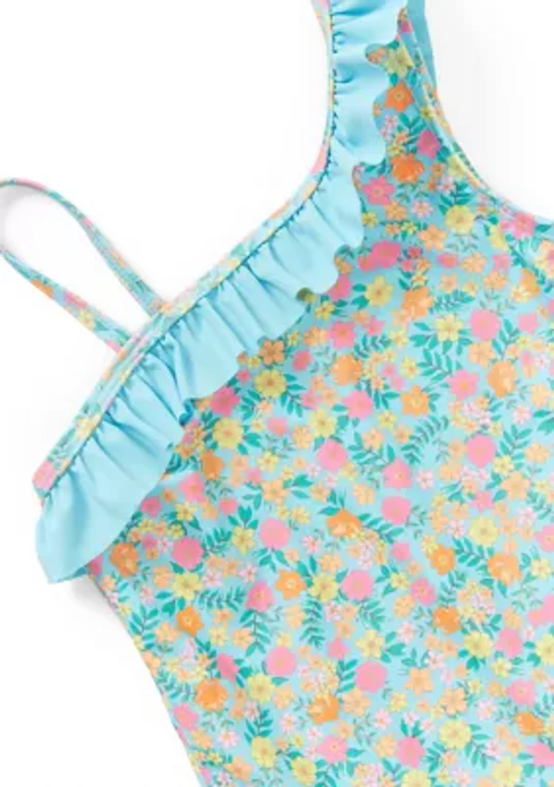 Girls 4-6x Ditsy Floral One-Piece Swimsuit