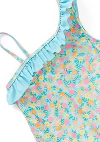 Girls 4-6x Ditsy Floral One-Piece Swimsuit