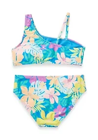 Girls 7-16 Tropical Two Piece Swimsuit
