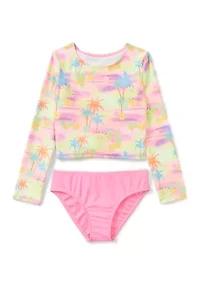 Girls 7-16 Surf Scenic 2-Piece Rashguard