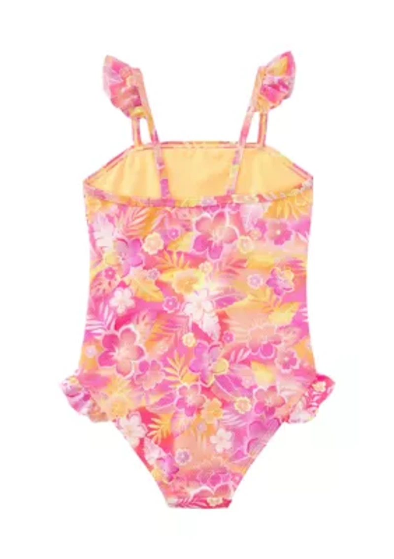 Girls 4-6x Floral One Piece Swimsuit