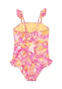 Girls 4-6x Floral One Piece Swimsuit