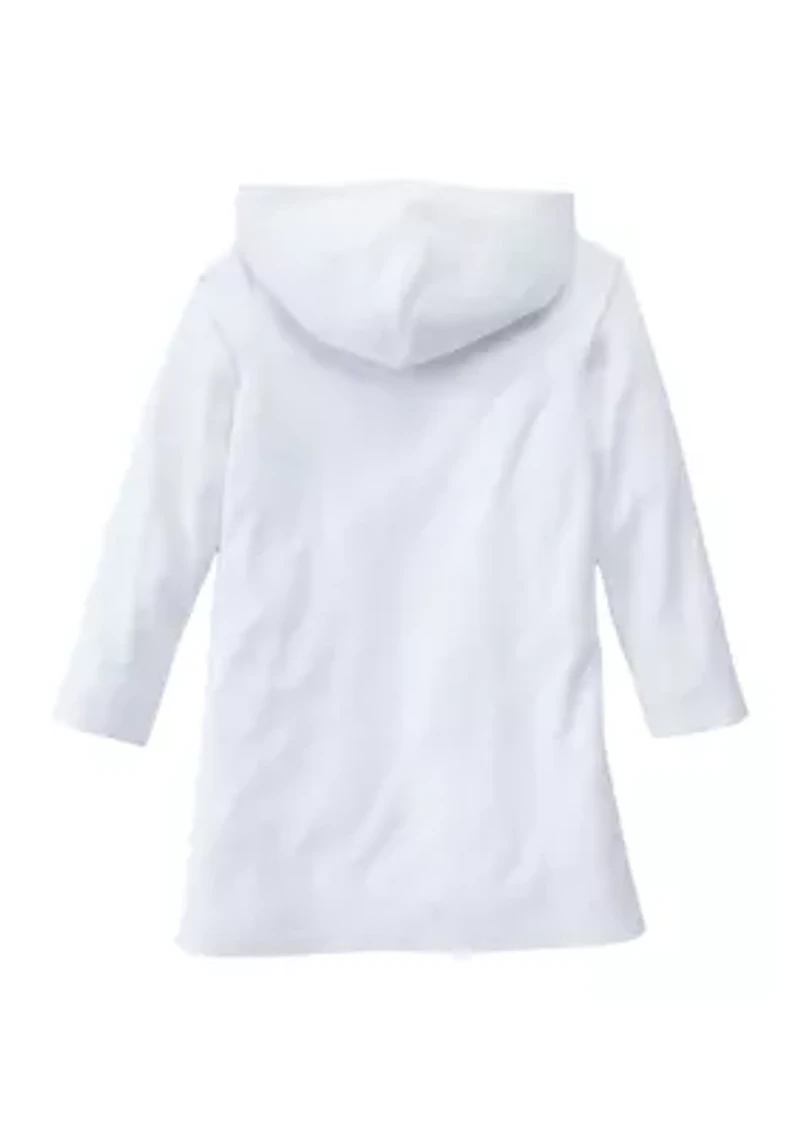 Girls 4-6x Zip Swim Cover Up