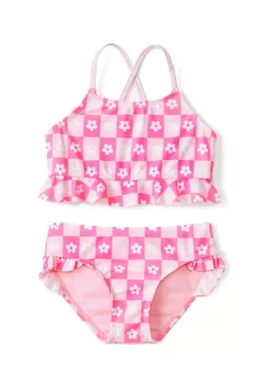Girls 4-6x 2-Piece Printed Swimsuit