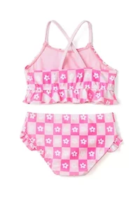 Girls 4-6x 2-Piece Printed Swimsuit