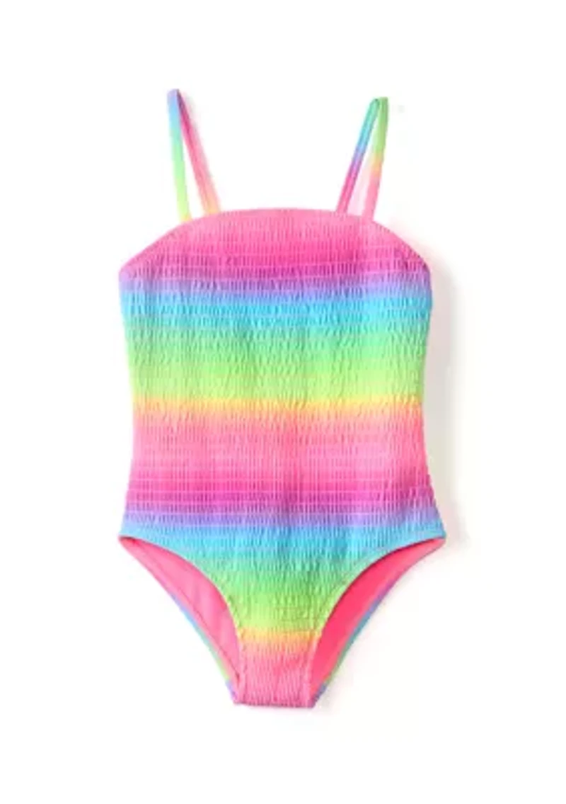 Girls 4-6x Printed One-Piece Swimsuit