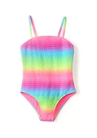 Girls 4-6x Printed One-Piece Swimsuit
